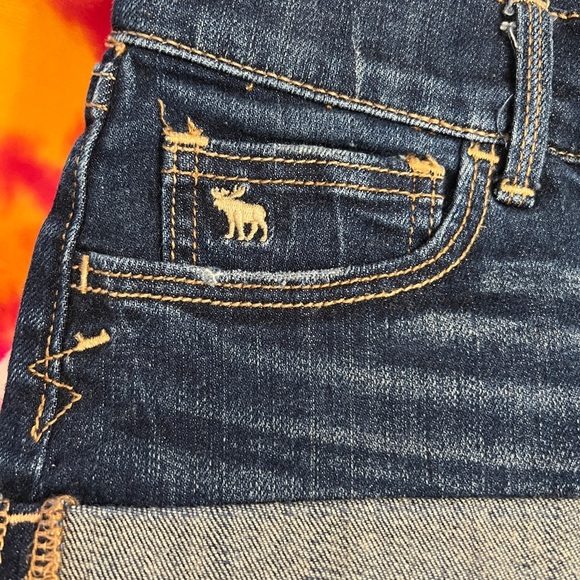 Classic Abercrombie Kids Denim Jeans Shorts ~ Size 14 - Picture 4 of 8